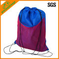 Drawstring Nonwoven Backpack Bags with Mesh Pocket